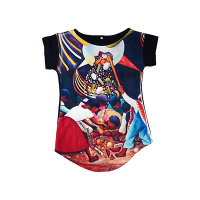Playera Tena Piñata Colores
